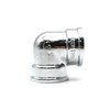 DOJA Barcelona 90° Threaded Fitting Made of Chrome-Plated Brass 1/2