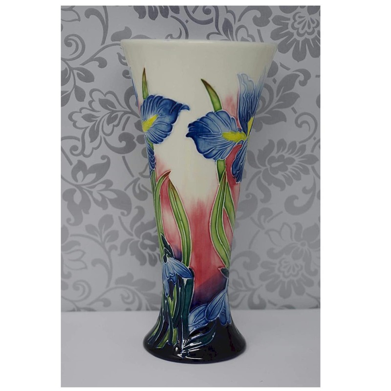 Old Tupton Ware Vase 8" 1298 Hand Made & Painted