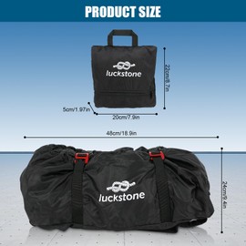 IGTOPS Climbing Rope Bag, Climbing Rope Bag, Climbing Rope Bag, Sports Bag, Tool Bag, Sturdy Rope Bag, Backpack, Foldable Shoulder Strap for Outdoor Camping, Hiking (Black)