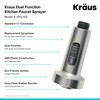 Kraus KFS-1SS Dual Function Kitchen Faucet Sprayer, Stainless Steel