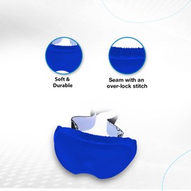 Mt. Sun Gear GoggleSaver Microfiber Protective Goggle Cover with great fit Prevents Scratching, Damage, and Dust. Apres lightweight and washable Goggle Cover (Blue 2)