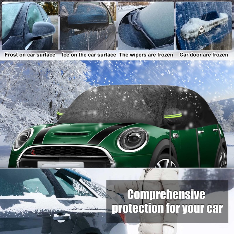 Car Cover Waterproof Replacement for 2000-2024 Mini Cooper 3 Doors,