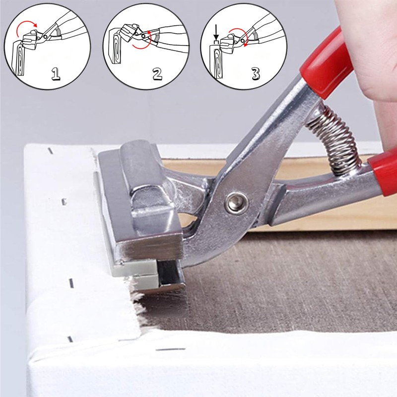 MyLifeUNIT Professional Canvas Pliers for Stretching Canvas 4-3/4"