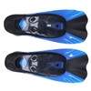 Short Diving Training Fins Full Foot AntiSlip Soft Flippers for