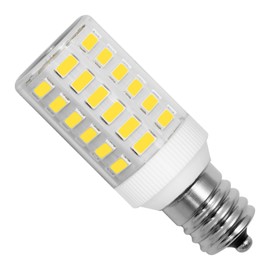 Megereet Refrigerator Bulb KEI D28M KEL 2815 KEI D28X KEL 2816X Freezer Light Bulb LED 100-265v Refrigerator E17 3.8w 40w Halogen Equivalent Daylight White 5000K Pack of 1