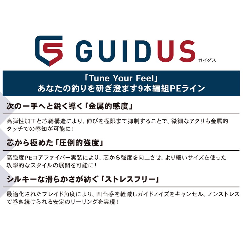 GOSEN GUIDUS PE x 9, 988.4 ft (300 m), Multicolor,