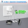 MICTUNING High Brightness Wireless LED Strobe Light 8 Colors Rechargeable