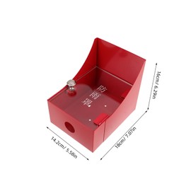 Operitacx Fire Sprinkler Protective Cover Easy Installation Weatherproof Guard for Outdoor Use Elegant Design Durable Protection Fit for Various Models