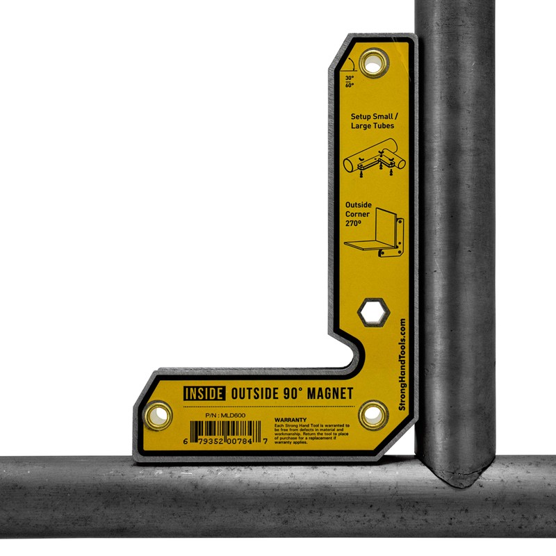 Strong Hand Tools MLD600 90° Fixed Angle Magnetic Square, Inside/Outside