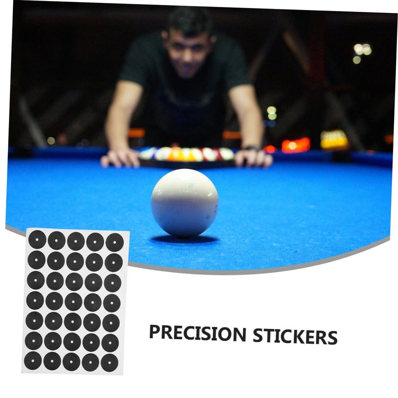 KOMBIUDA Billiards Stickers Pool Table Necessity Patches 2 Sheets of