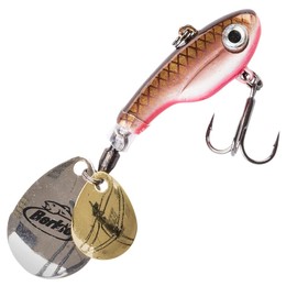 Berkley Pulse Spintail, Jig Lure with Spinner Blade & Berkley Fusion Treble Hook - Long Casting Hard Bait for Perch, Trout, Pike, Unisex, Black & Red, 9g | 60mm