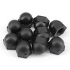 (50 Pieces) M6 Black Nylon Acorn Cap Nuts Plastic Hex