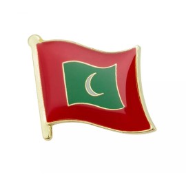 PatchesOhoul Maldives Flag Lapel Pin 5/8" x 5/8"