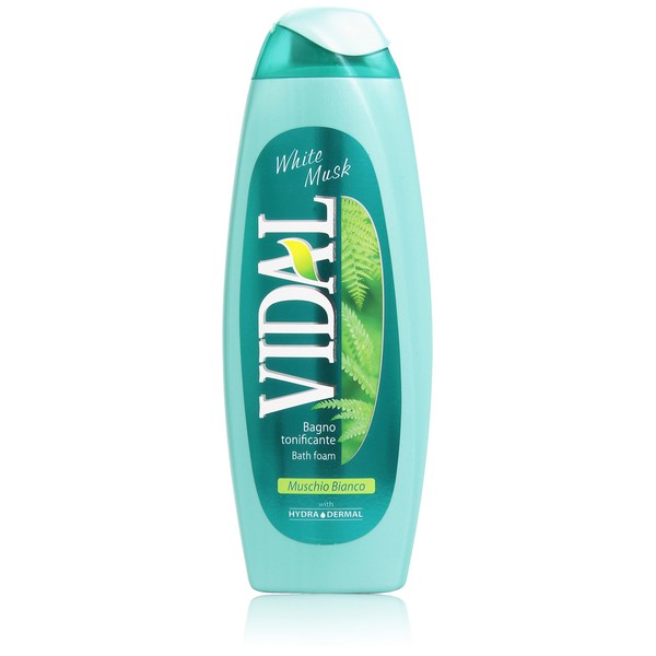 Vidal - Invigorating Bath Foam, White Musk, 500 ml