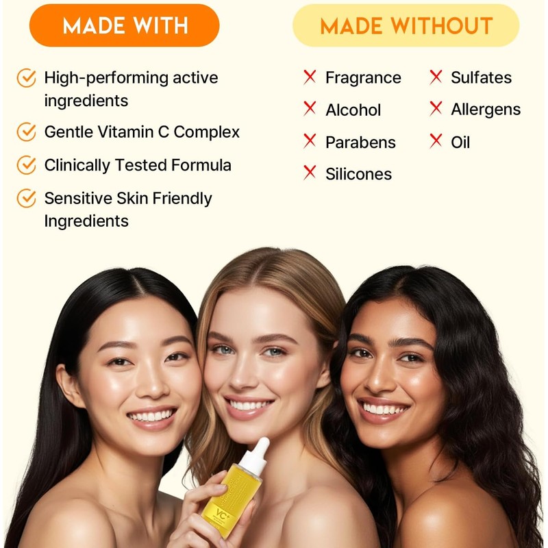 #OOTD Suero De Vitamina C Para Cara Coreano, Iluminador, Ácido
