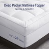 HYPREST Extra Thick Mattress Topper Queen, Pillow Top Mattress Topper