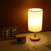 TOVINANNA Fabric Drum Lampshade, Cylindrical Desk Lamp Shade, Linen Bedside