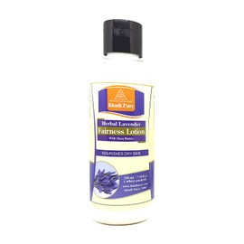 Khadi Pure Herbal Lavender Fairness Lotion with Shea Butter, 210 ml