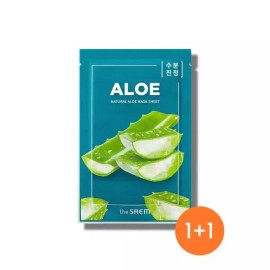 The Saem 더샘 10 10 내추럴 알로에 마스크 시트_US The Saem Natural Aloe Mask Sheet [10PCS Aloe Vera Mask Sheet]