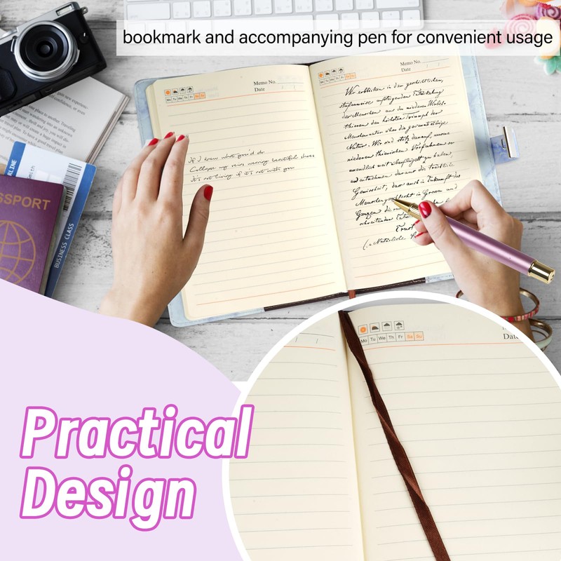 A5 Diary with Code Girls, Diary for Adults with Lock,