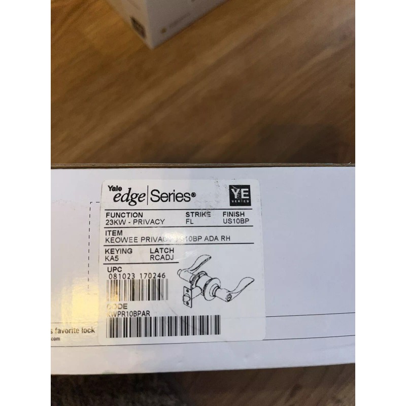 Yale New in Box 2 sets, Yale lever lock sets
