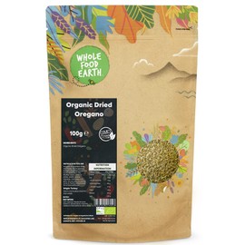 Whole Food Earth® - Organic Dried Oregano 100 g | GMO Free | Certified Organic
