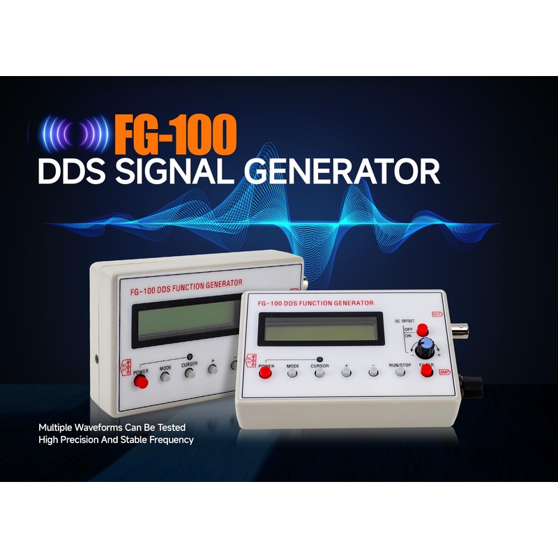 Gugxiom FG 100 DDS Function Generator, DDS Counter, Sine Frequency