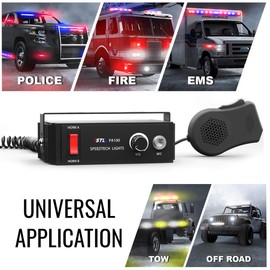 PA 100 Watt Public Address System with Handheld PA Microphone and Dual Horn PA System