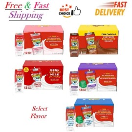 Horizon Organic Shelf-Stable 1% Low Fat Milk Boxes, 8 oz. 12 Pack Select Flavor - Chocolate with DHA Omega-3