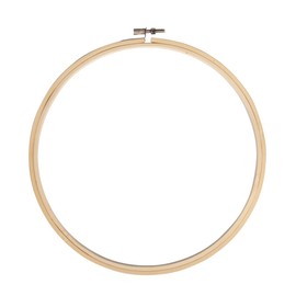 Rayher 62559000 Embroidery Hoop Round Bamboo Diameter 17 cm, Cross Stitch, Circle, Hoop Ring for Crafts, Sewing, DIY Crafts, Embroidery Hoop, Round Sewing Machine, Cross Stitch Hoop,