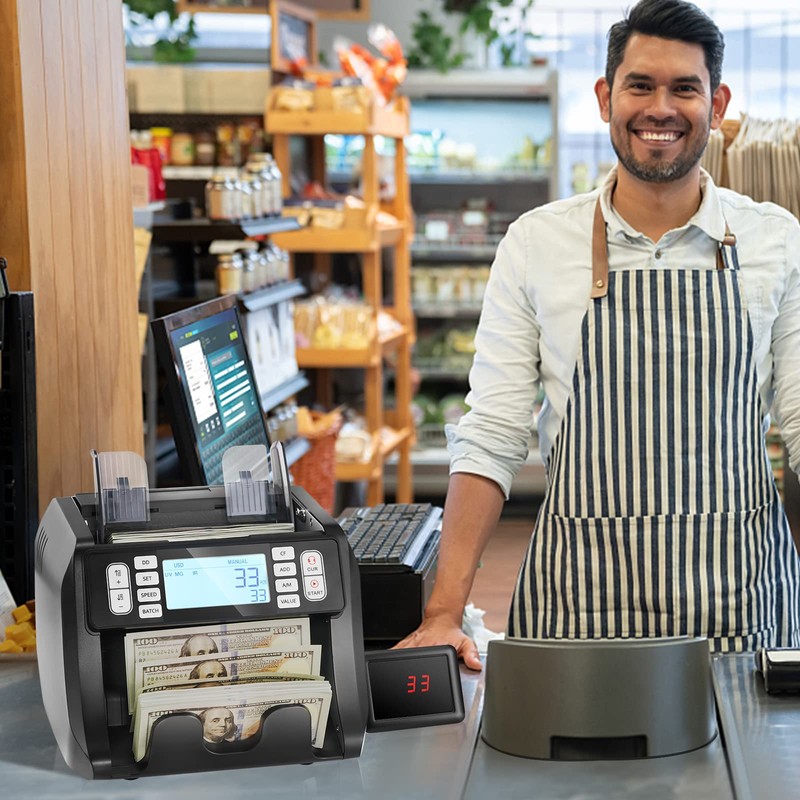 VEVOR Money Counter with UV, MG, IR, DD Detection for