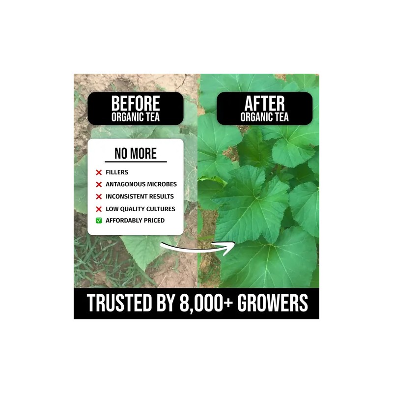 Té Compost Orgánico Probiótico Para Plantas 1lb