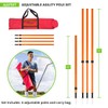 Champion Sports AJAPSET Adjustable Agility Pole Set