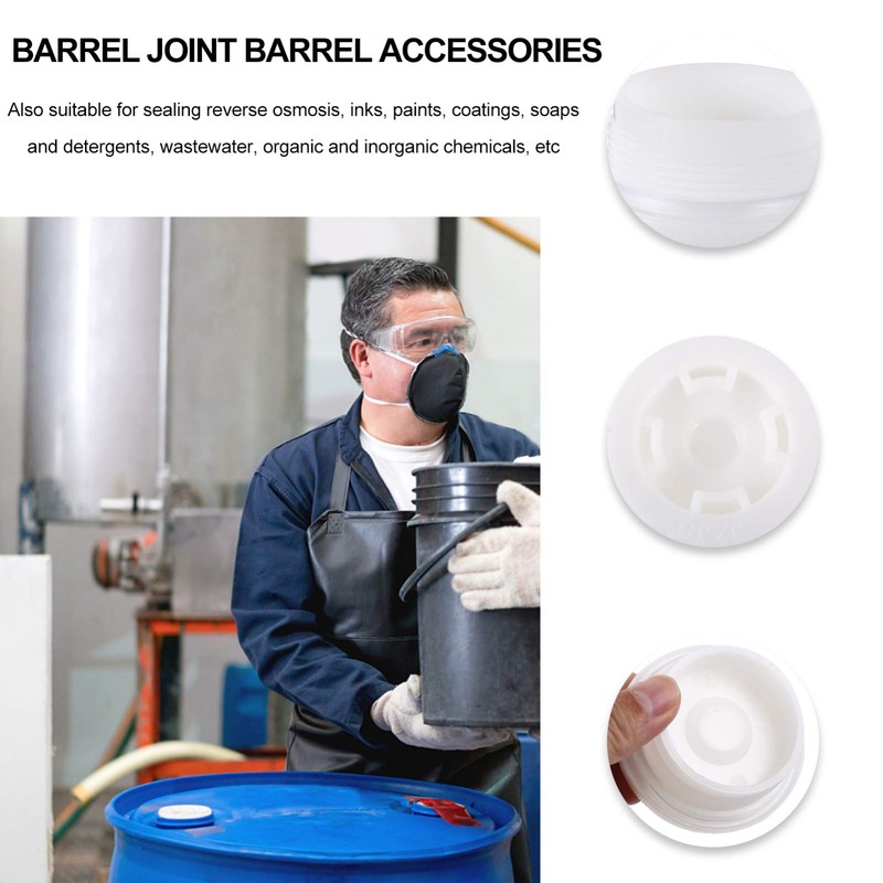 VILLCASE 10 PCS 2 Bung Cap, Fine Thread Plastic Drum