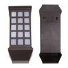 2 Sets Solar Wall Sconce LED White Light Intelligent Control