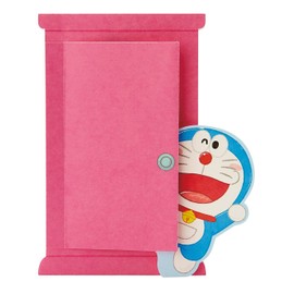 Sanrio DR13-1P 1913 Birthday Card, Doraemon and Anywhere Door, Standard