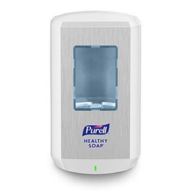 PURELL CS6 Touch-Free HEALTHY SOAP Dispenser, White, for 1200 mL PURELL CS6 HEALTHY SOAP Refills (Pack of 1) - 6530-01
