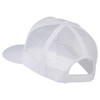 Yupoong 5 Panel Mesh Trucker Snapback Cap - White OSFM