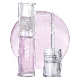【Official】CipiCipi (シピシピ) Glass Plumper 01 HACHIMITSU Pink 3.4g / Lip Gloss Plumper Non-sticky Lips Plump Pearl Included