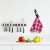 Ol Hook - Black Metal Kitchen Towel Hanger By Artori