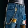 Ahiller Men's Wallet Chain with Carabiner, Heavy Skull Trouser Chain,