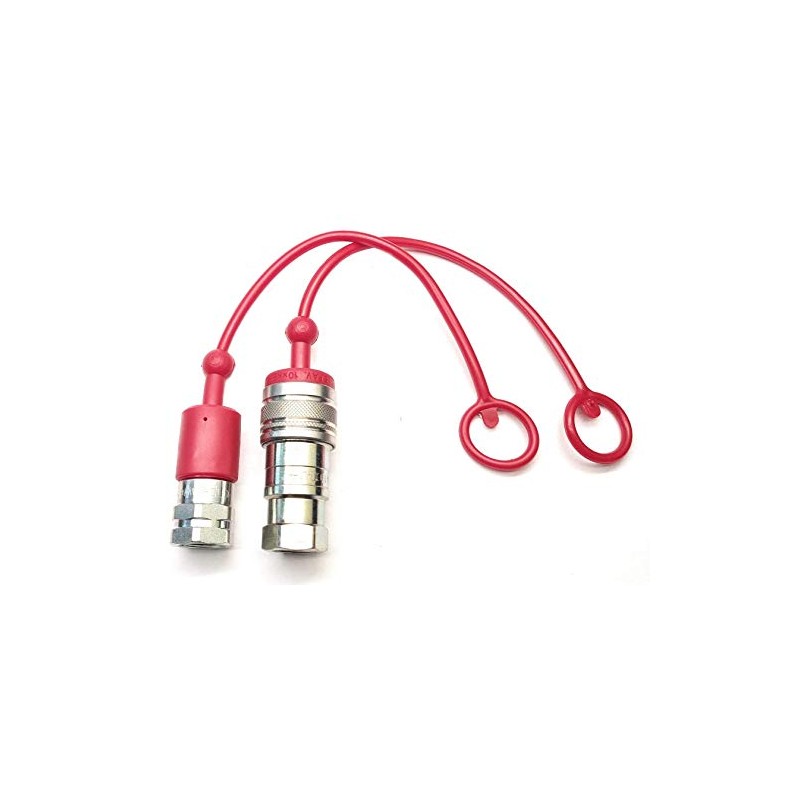 Hydraulic ISO A Quick Release Coupling 3/8" BSP Thread c/w