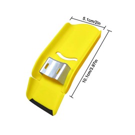 2Pcs Corn Cob Stripper, Corn Peeler for Corn on The Cob Holders Fast Corn Cob Separated Remover Yellow Corn Stripper Tool for Kitchen Home Camping