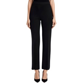 Anne Klein Women's Pull-On Trouser Pant, Anne Black, XL