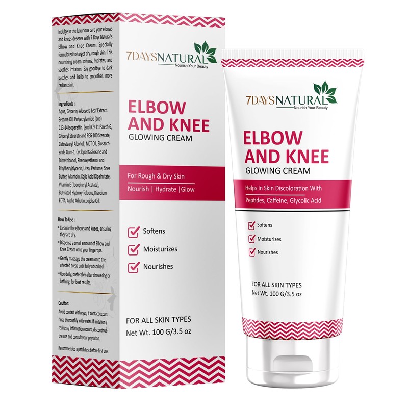 7 DAYS Elbow & Knee Whitening Cream for Men &