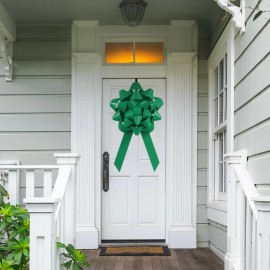 Car Bow Store Big 28" Front Door Bow For House - Green