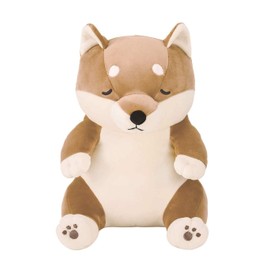 Liv Heart 68226-44 Premium Nemu Nemu Animals Sitting Body Pillow, Kotaro the Shiba Dog, Size M (Total Length: Approx. 11.8 inches/30 cm), Fluffy, Plump