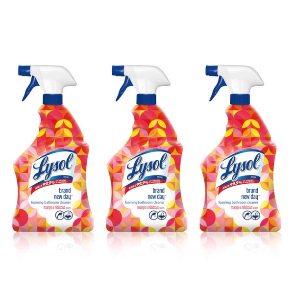 Lysol All-Purpose Cleaner, Mango & Hibiscus Scent, 32oz (Pack of 3)