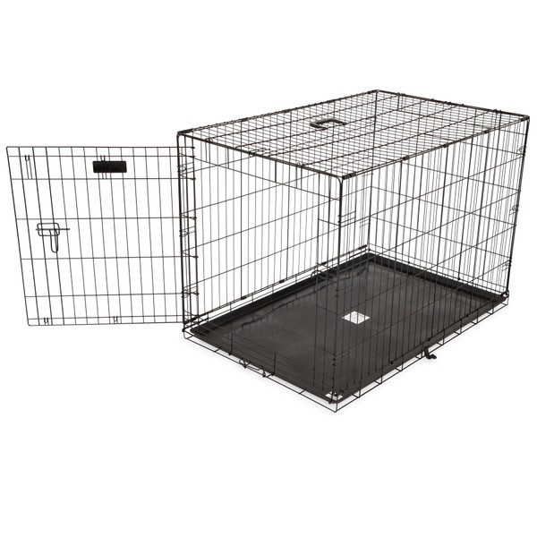 Precision Pet Products One Door Provalue Wire Dog Crate, 42 Inch, For Pets 70-90 lbs, With 5-Point Locking System