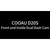 COOAU 4K Dual Dash Cam, Built-in GPS Wi-Fi, 2.5K+1080P Front
